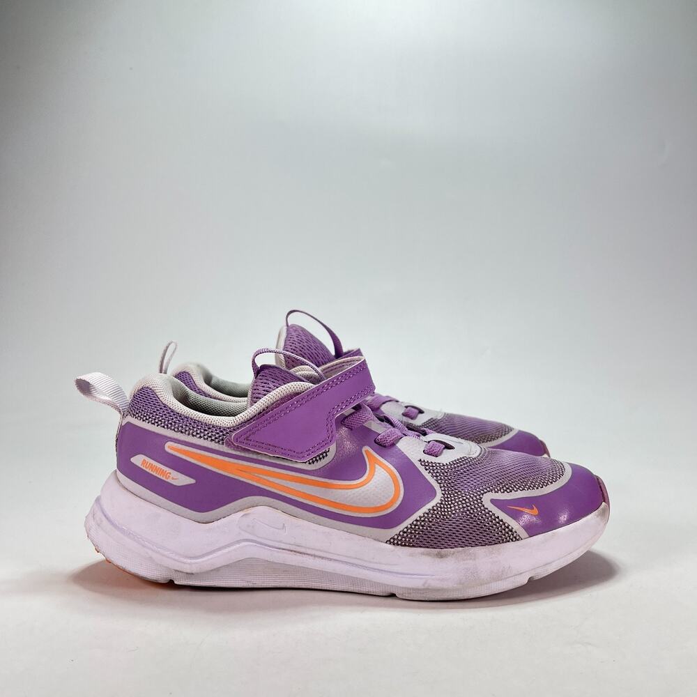 Nike Cosmic Runner Violet Star Hook & Loop Straps Shoes HM4400-503 Youth Size 3Y